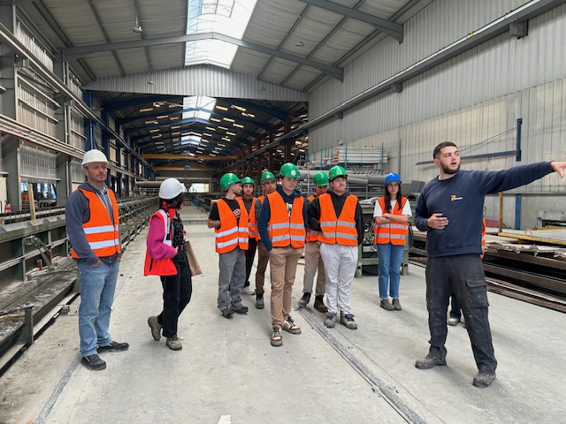 Visite Lycée Cantau - Prefabos Avril 25