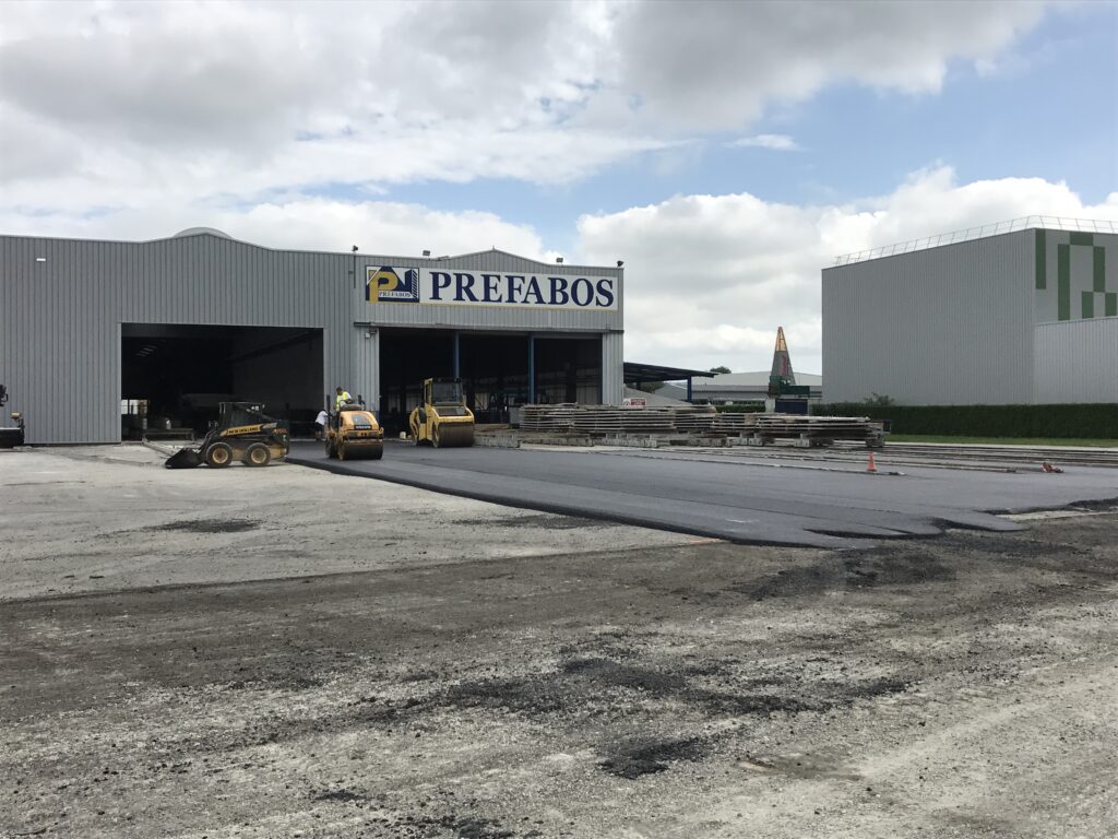 Extension du hall de production